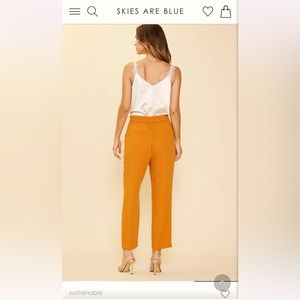 NWT Skies are Blue Recycled Tapered Pants Small